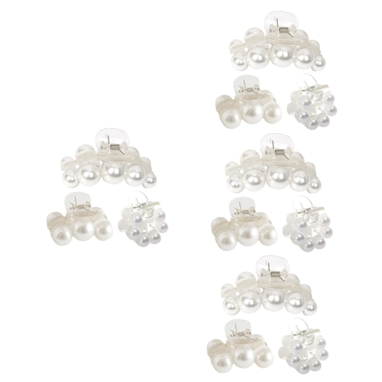 FOMIYES 4 Set Di Fermagli Per Fermagli Per Fermagli Per Coda Di Cavallo Per Donne Strumenti Per Lo Styling Dei 3 Pezzi * 4