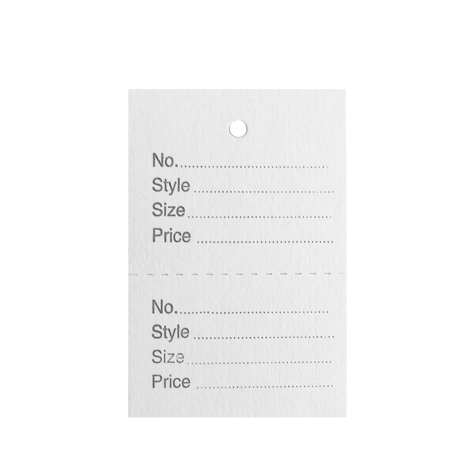 1000 Unstrung Perforated Stock Ticket-P (White)