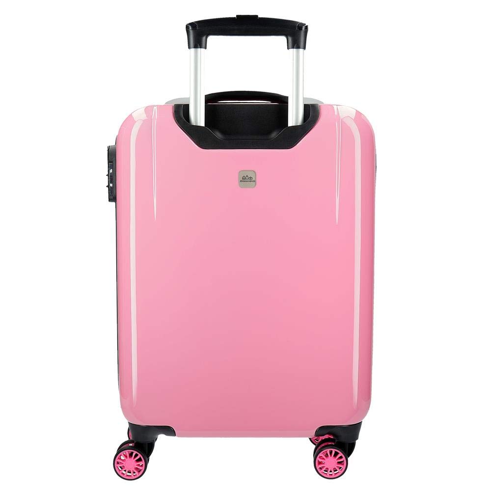 Disney Minnie Magic Kabinenkoffer Weiß 37x55x20 cms Hartschalen ABS Kombinationsschloss 33L 2,8Kgs 4 Doppelräder Handgepäck