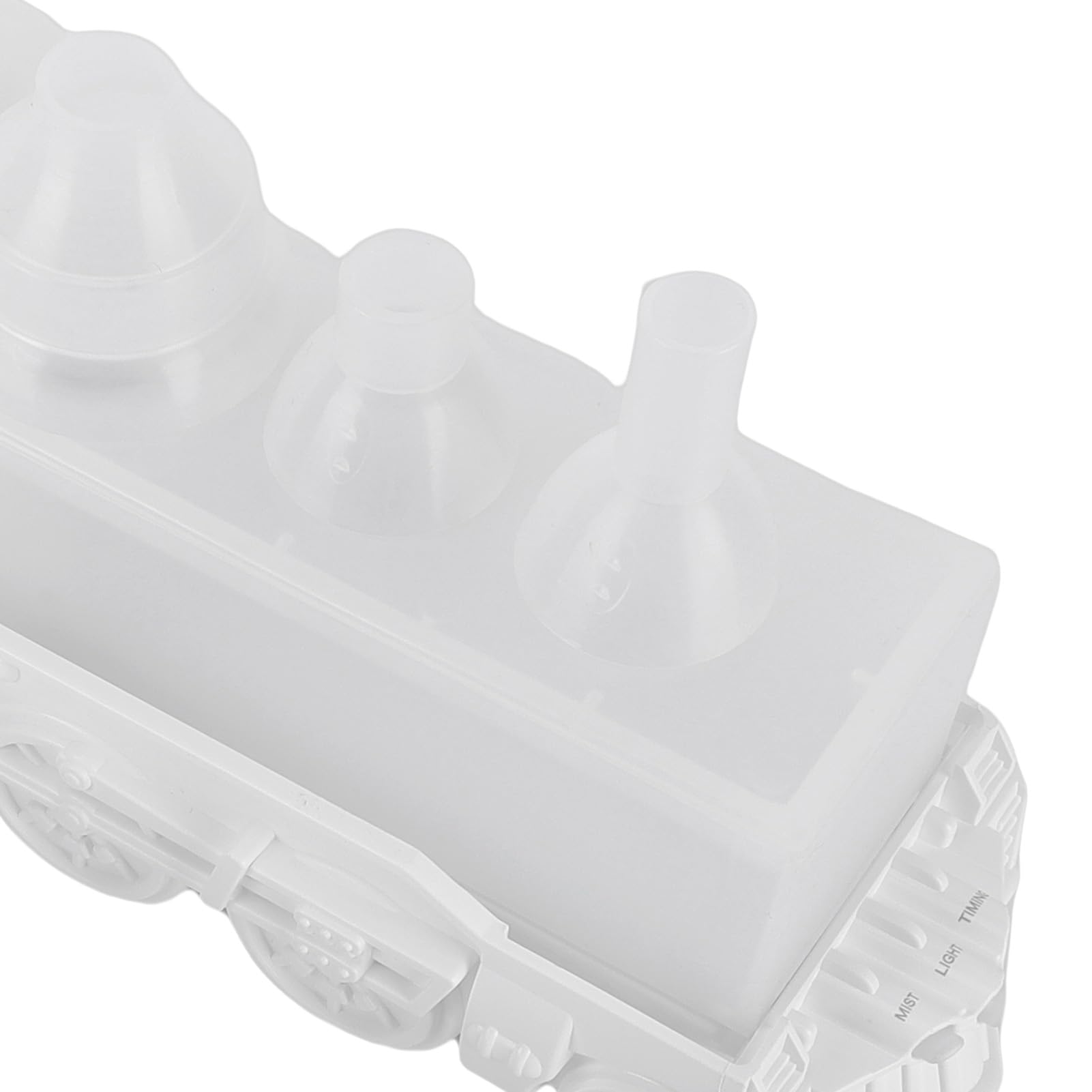 Generic Śliczny Nawilżacz Powietrza w Kształcie Pociągu Dyfuzor Zapachowy Dyfuzor Olejków Eterycznych Podwójne Tryby Natrysku do Sypialni Salon Dzieci ABS (WHITE)