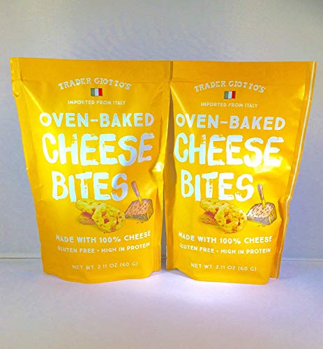 Trader Joe's Trader Giotto's Oven-Baked, Gluten-Free, Low Carb Cheese Bites (6-pack), Set of 4