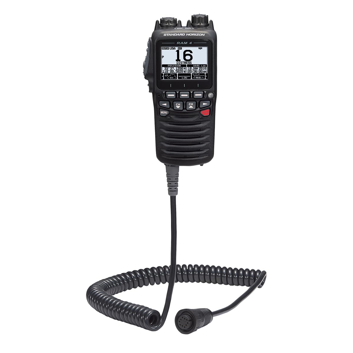 SSM-70H 2.5" Wired Remote Access Microphone (RAM4) Black