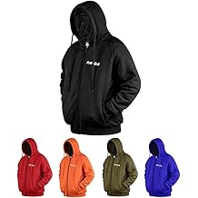 Motorcycle Hoodie for Men & Women Impact Armored All Season Sweatshirt Enduro Dual Sport Riding Biker Jacket