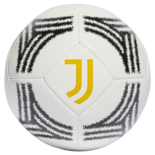 Adidas Juventus Club Home, Pallone da Calcio Unisex Adulto, Bianco, 5