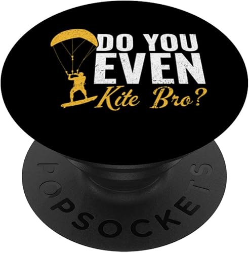 Kitesurf Kiteboarder Kite Surf Kitesurfing Kiteboarding PopSockets Swappable PopGrip