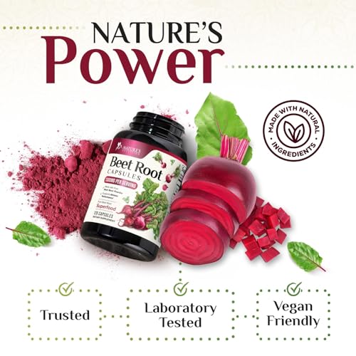 Nature's Nutrition Organic Beet Root Capsules