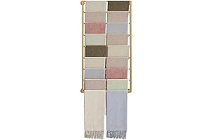 Gold Scarf Display Rack, 80cm Length