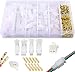 AMZANDY NEW Connecteur Electrique 2.8 mm Pas 2 3 4 6 Broches mâle femelle Terminal Plug,Sertir Cosse Assortiment kit Pour moto, vélo, voiture, bateau(200pcs, 20 Ensemble)