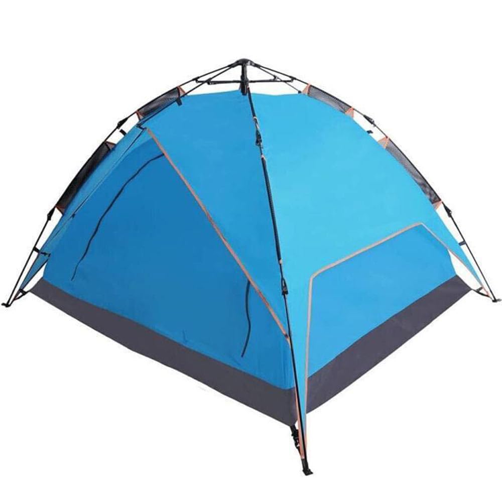 Vetrineinrete® Tenda da Campeggio Impermeabile 2 Posti, 200x150x120 cm, con Chiusura a Zip, Sacca per Trasporto