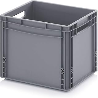 Auer Eurobehälter 40 x 30 x 32 | Plastikbox Eurobox Box Behälter für Lager Transport Catering Camping Werkstatt Hobby Handwerk Industrie Handel Veranstaltungstechnik 40x30x32 stapelbar