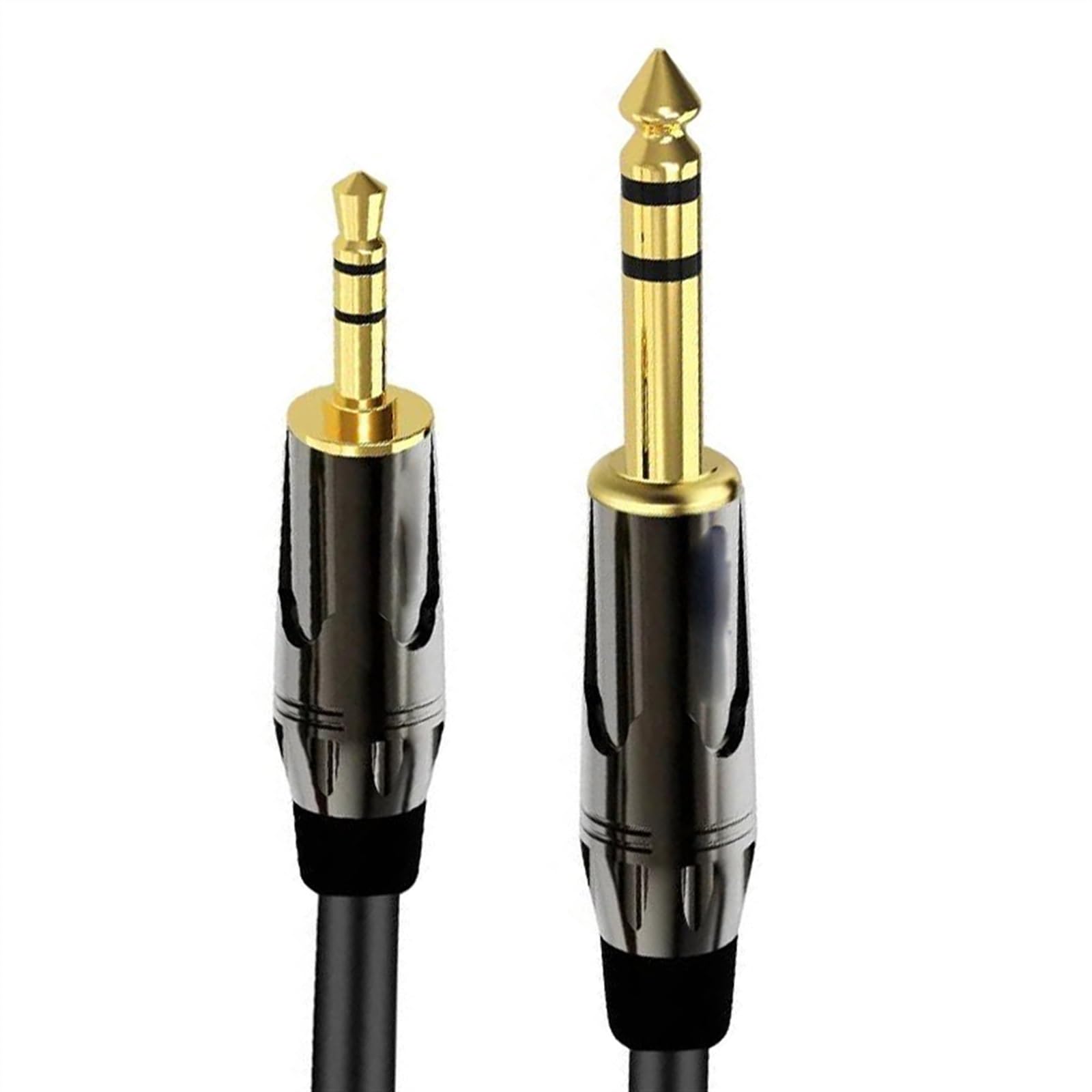 Cavo audio stereo da 3,5 a 6,35 Cavo da 1/8 "maschio a 1/4" maschio per amplificatore per chitarra, pianoforte e altro Chitarra Audioper ConnettoriCavo Audio Er Chitarr (Size : 5m)