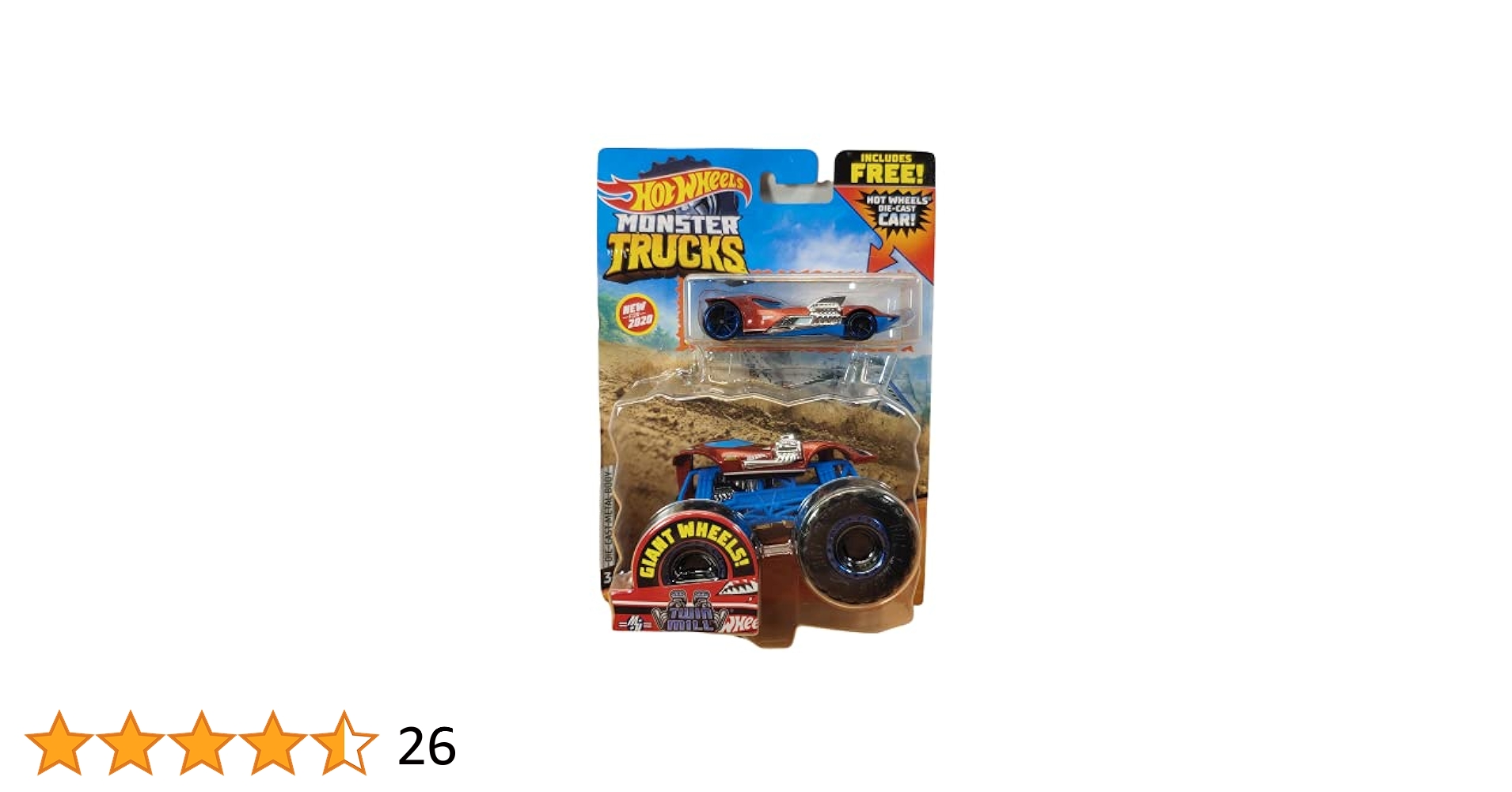 Amazon.com: Hot Wheels Monster Trucks 1:64 Scale Twin Mill Amazon.com: Hot Wheels Monster Trucks 1:64 Scale Twin Mill