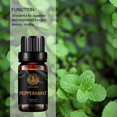 Aromatherapie Geuroliën, Pepermunt Aromatherapie Essentiële Oliën (9,4 g - 10 ml), 100% Pure Pepermunt Geuroliën voor… - Image 5