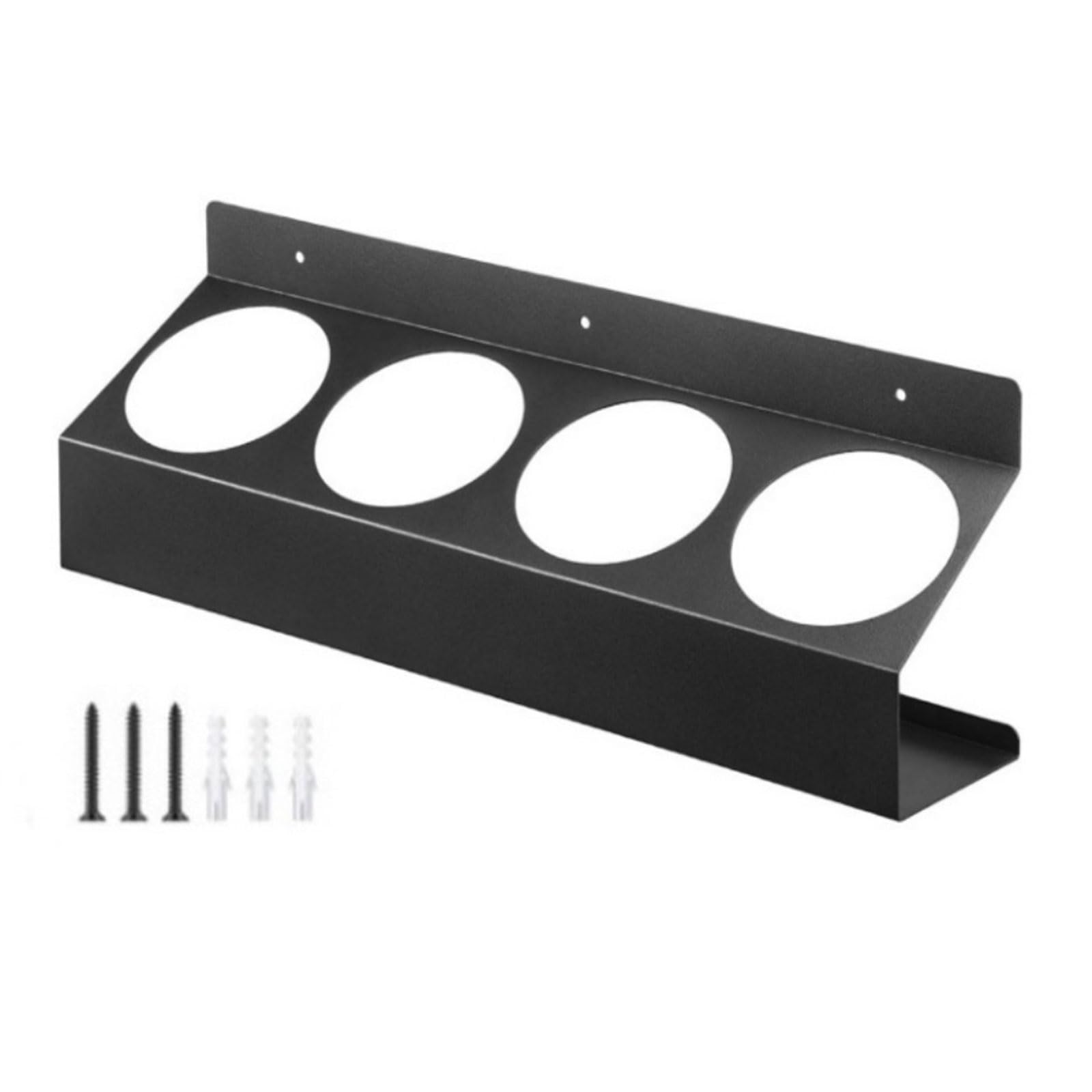 carotoe Wall Mount Aerosol Can Holder for Garage Multipurpose Sprays Bottle Storage Rack Space Saving Pneumatic Tool Shelf Aerosol Can Holder