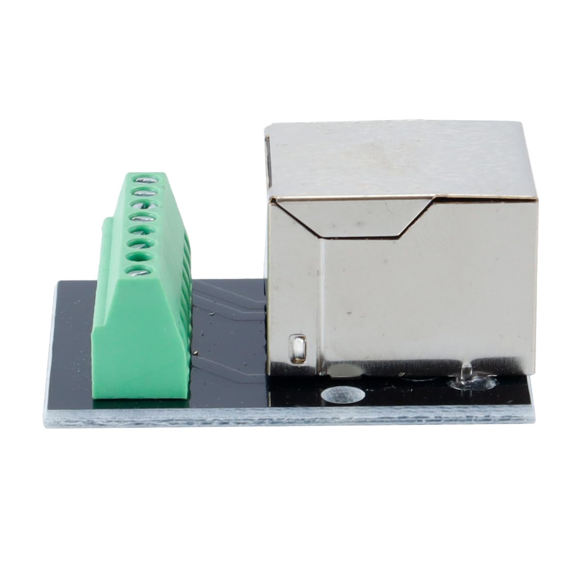 Scheda di breakout Ethernet RJ45 da 4 pezzi – Adattatore terminale a vite a 8 pin con passo 2,54 mm per CCTV/DVR