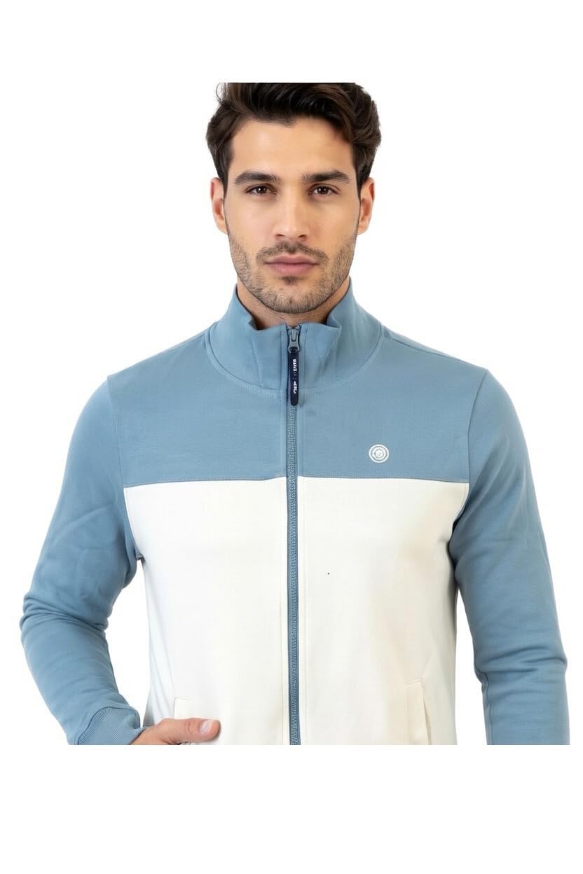 TUTA UOMO COTONE ESTIVA - TUTA UOMO COMPLETA IN FELPA DI COTONE ESTIVA - LEGGERA