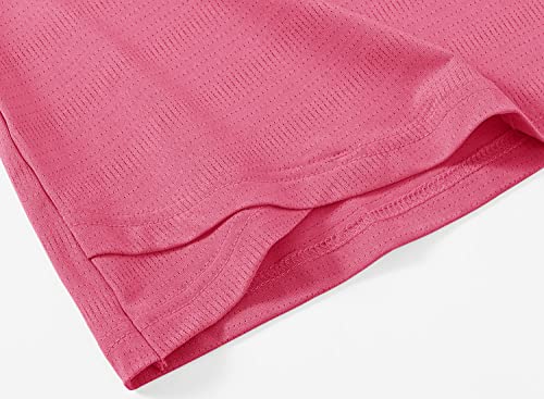 Image of Gopune Women's V Neck Golf Polo Shirts Collarless Short Sleeve Lightweight Quick Dry Tennis Running T-Shirts