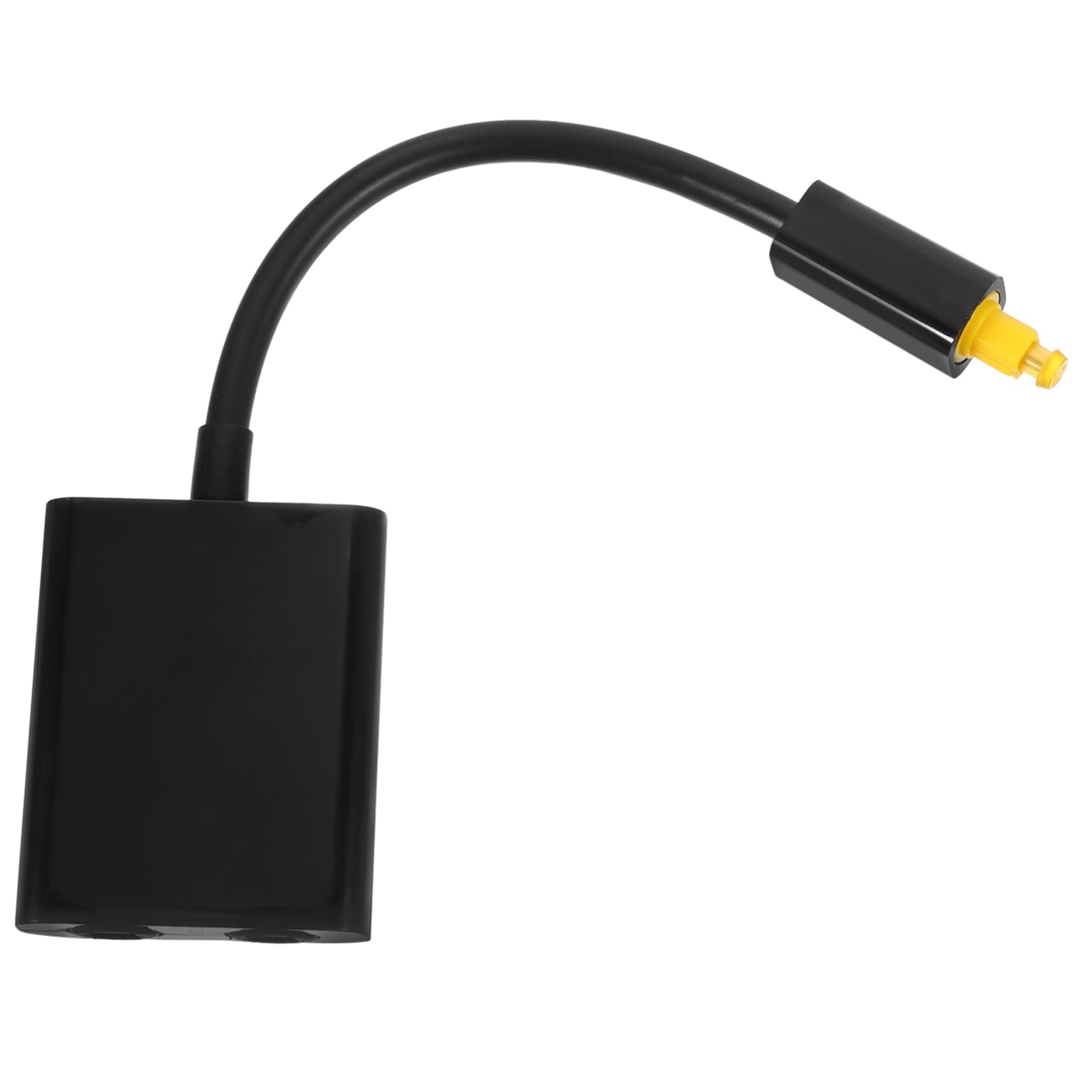 Artibetter 3piezas Divisor Óptico De Audio Digital Adaptador De Audio Conexión Óptica Compatible TV y DVD Color Negro para Distribuir Sonido Dispositivos Simultáneamente