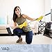 Valup Broom and Dustpan Set - Sturdy Long Handled Broom Dustpan Combo - Durable Kitchen, Lobby or Office Broom and Dust Pan Brush - Perfect Cleaning with Great Edge and Self Cleaning Bristles