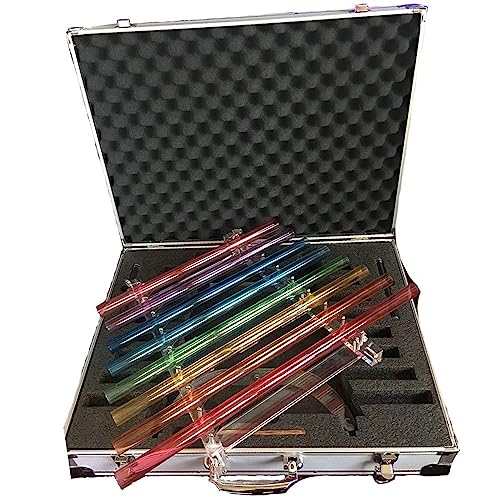 8 Notes Crystal Harp Kit, For Balancing Body Chakra Meditation Sound Therapy Healing, C5 D5 E5 F5 G5 A5 B5 C6, Beautiful And Perfect(432HZ)