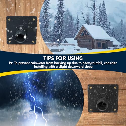 Image of Generator Exhaust Extension Silencer Kit,with Two Universal Adapters Compatible Most Portable Generators wiht ALL-IN-ONE KIT, Reduces Noise by 60%,Compatible with All Portable Generators