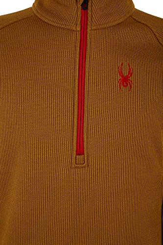 Image of Spyder Men's Standard Outbound Half Zip Mid-Weight Mock Neck Sweater