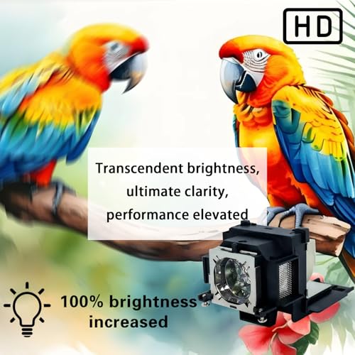 Image of ET-LAV100 Replacement Projector Lamp Bulb for Hitachi CP-X4021N CP-X5021N CP-WX4021N CP-WX4022WN X4022WN CP-X5022WN for Canon LV-7490 for Sanyo PLC-XU4000 Projector with Housing