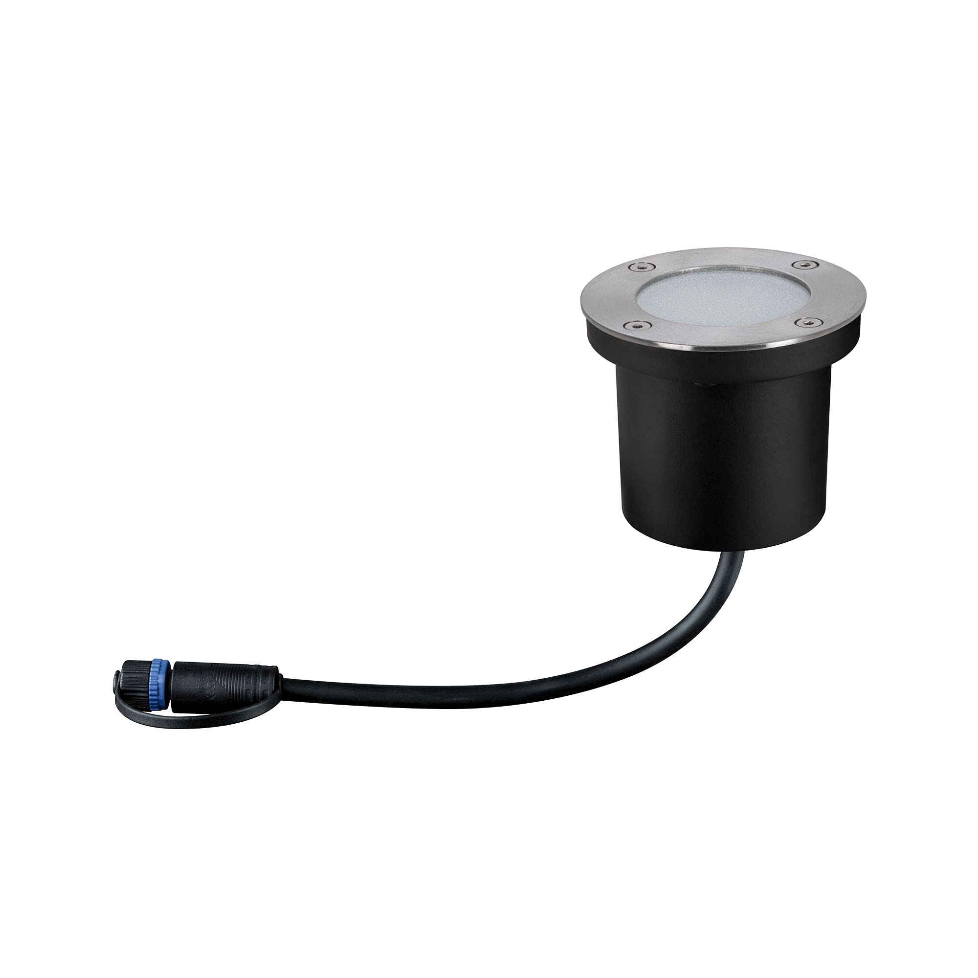 Paulmann 94274 Plug & Shine LED apparecchio per esterni ZigBee incl. 1 apparecchio da incasso a pavimento RGBW dimmerabile da 3,6 Watt IP65 argentato illuminazione da giardino bianco caldo 3000 K