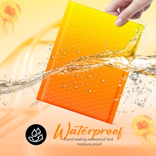 Image of Fuxury Bubble Mailers 6x10 Inch 600 Pack Padded Envelopes Usable Size 6x9 inch
