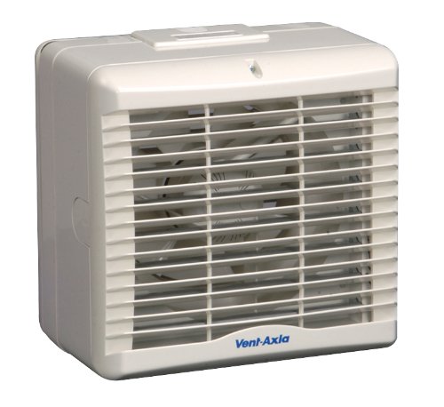 Vent-Axia 153110 VA150 Window Mounted Axial Kitchen Fan with Instant Shutter