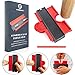 Coltinent Contour Duplicator Gauge Tool - Precise Shape Outline Duplication Irregular Profile 6 Inch Plastic Marking Ruler for Measuring Woodworking Floor Carpentry and Builder Pencil