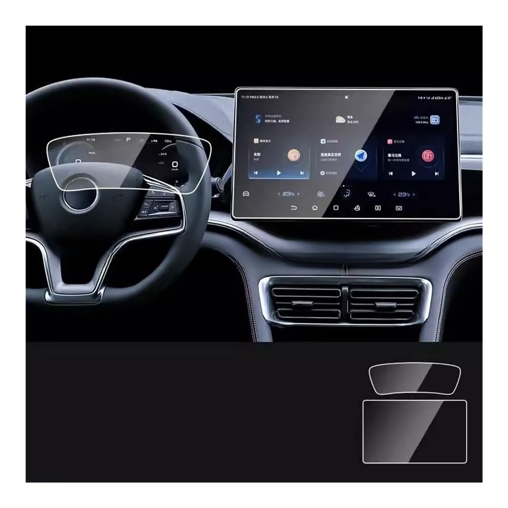 Film Protection pour BYD Seal U DM-i 2024 - Écran Verre Trempé 15.6 Pouces Navigation GPS Infodivertissement Voiture Radio