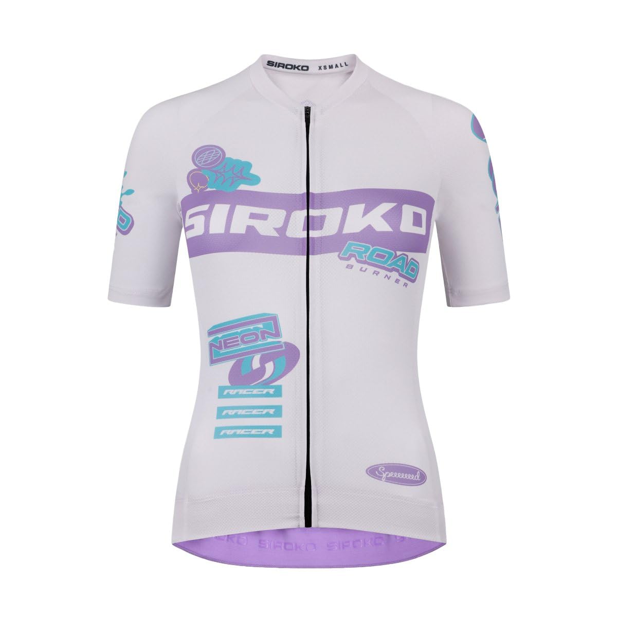 SIROKO Maillot Ciclismo Mesh Manga Corta M8-W NRC White Blanco