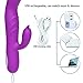 Updated Bunny Ear Adult Tools for Women Luxury Color Relaxing Adult Toys for Women Silent Realistic Thrusting for Men and Womens Toys Waterproof Gifts for Woman Thrusting Sensory Toys Woman