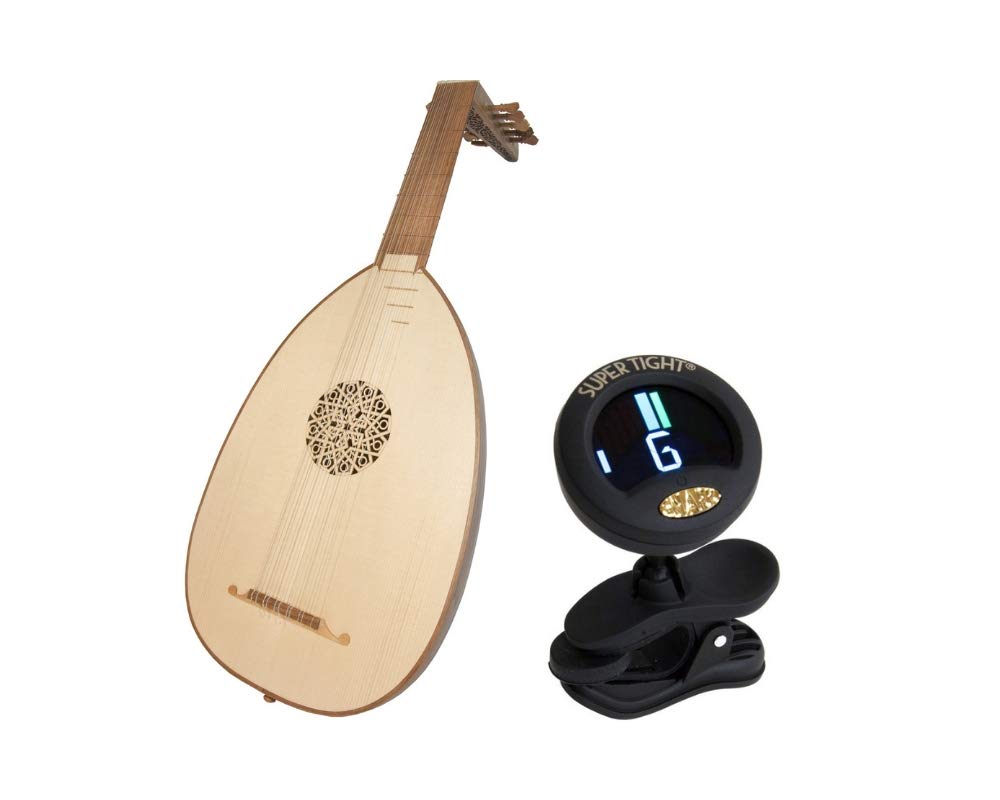 Includes: Roosebeck 6-course Walnut Lute W/Gig Bag + Chromatic Tuner