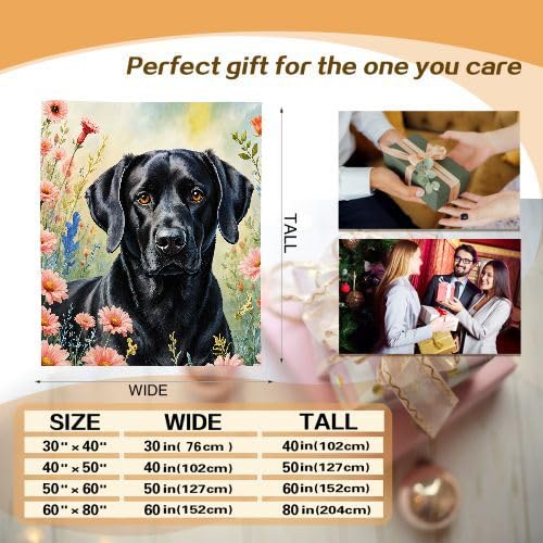 Couverture Polaire 240 x 260 Animal Chien, Couverture Polaire Grande Taille 240x260 cm | Usage Multiple comme Couette d'Appoint, Assure Une Protection Contre Le Froid I9-