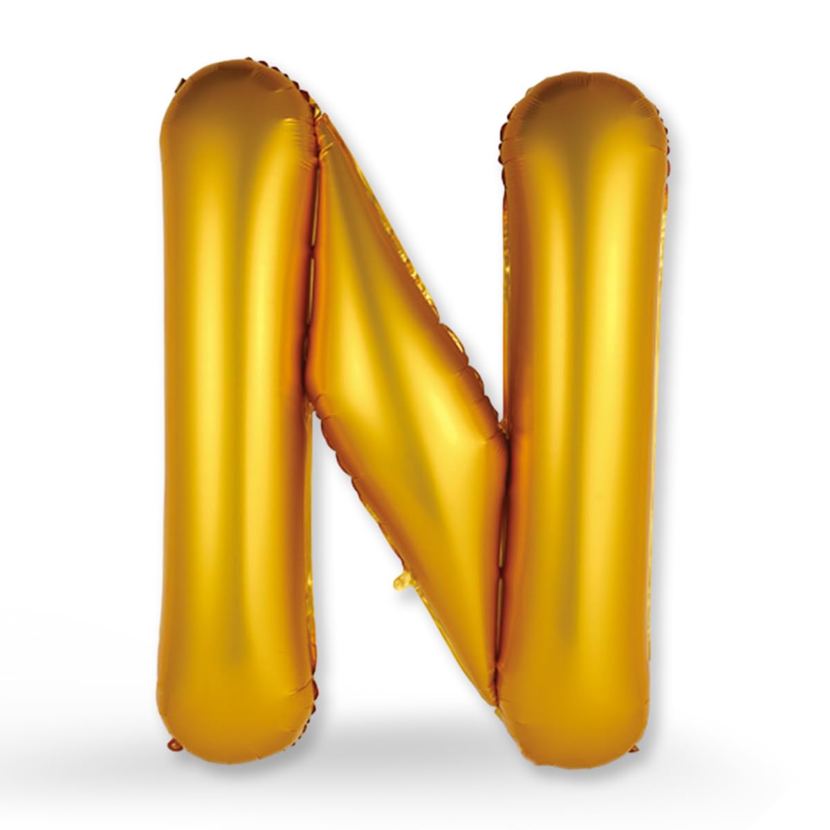 FUNXGO XXL Large Foil Balloon Letters N Gold Giant Alphabet Approx. 100 m - Reinforced Material - Helium or Air Filling - Perfect for Birthday, Wedding, Party Decoration & JGA - Balloon N Gold โ image 1