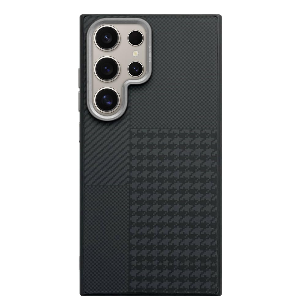 MARGOUN for Samsung Galaxy S24 Ultra Aramid Carbon Fiber Case (C)