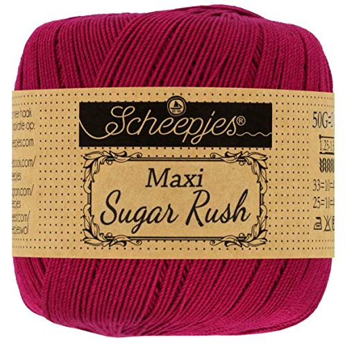 Scheepjes - Scheepjes Maxi Sugar Rush 517 Ruby Yarn - 1x50g