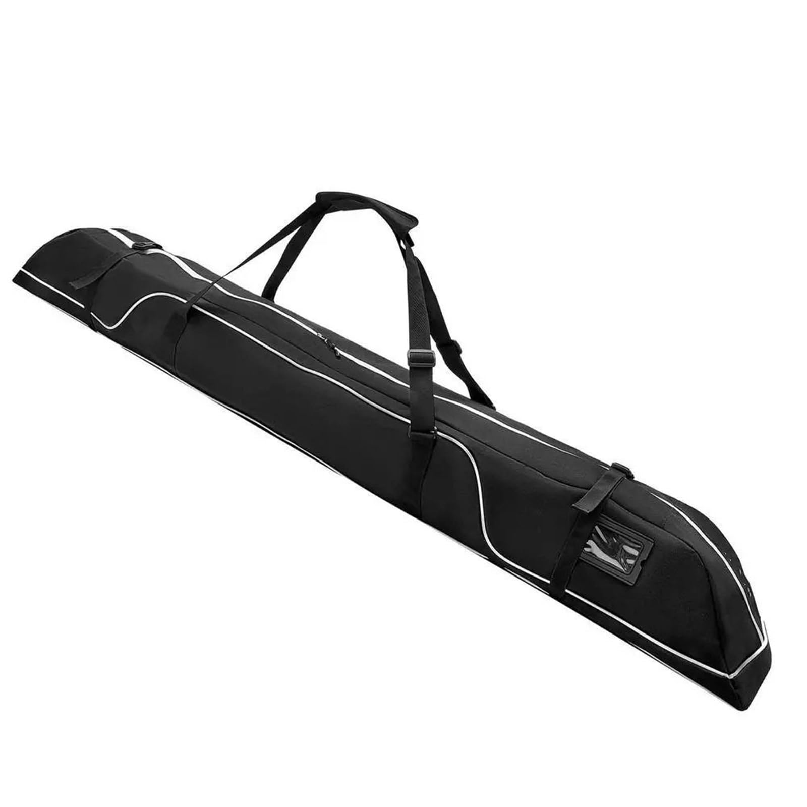 Torba snowboardowa Torba do przenoszenia nart 600D Wodoodporna torba do przechowywania nart z górnym uchwytem Przenośny pojemnik na narty Torby na narty(172cm)