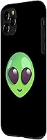 Vista 23 de iPhone 12 Pro Max Emoticon Alien Face Extraterrestre Alien Case