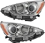 For Toyota Prius C Headlight 2012 2013 2014 Driver and Passenger Side Headlamp Assembly Replacement