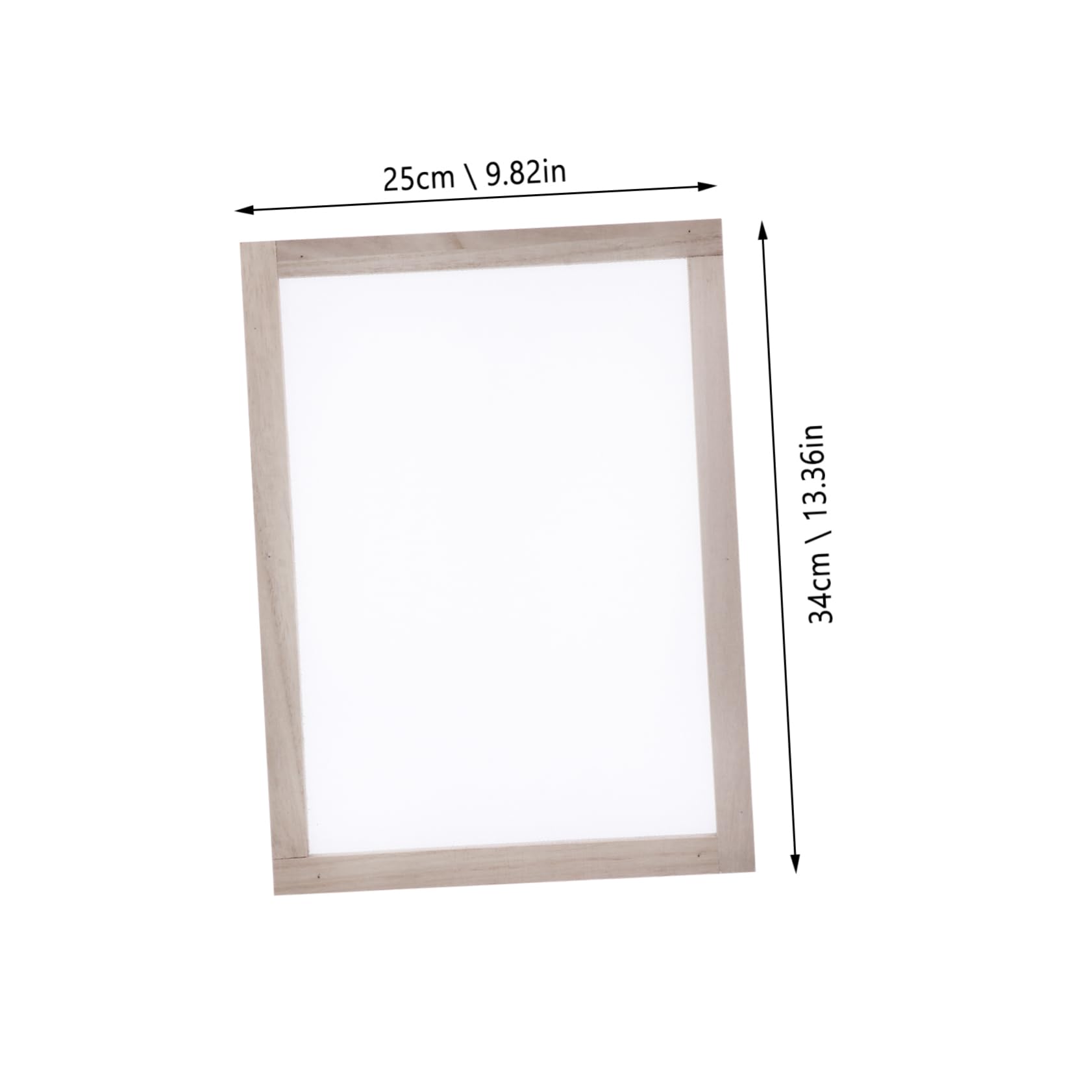 ULDIGI Handmade Paper Frame 2pcs Craft Wooden Frame for Boys and Girls Educational Tool for DIY Art Projects