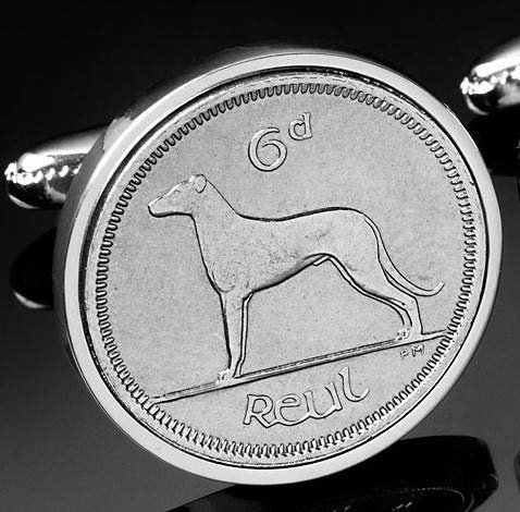 Mancuernillas Lucky Irish Sixpence para Hombre miniatura 2
