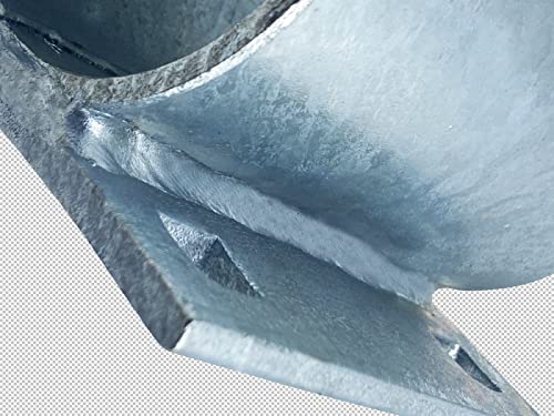 Dock Hardware (Dh Ph-Ho2) 2" Galvanized Dock Pipe Leg Holder/Sleeve (Set Of 2) #TOP1