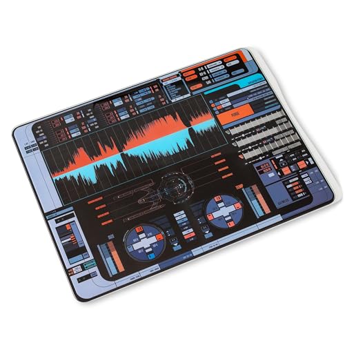 Tabla de cortar de vidrio Star Trek Picard LCARS 16x12 in miniatura 1