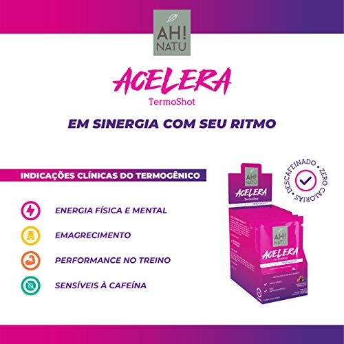 AH! Natu Acelera Termoshot Com 20 Sachês