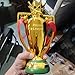 Housunzi Premier Champions Trophy Replica Football Barclays Cup Trophies Soccer League Souvenir Collections Display Ornaments Best Gifts for Fans Gold,77cm