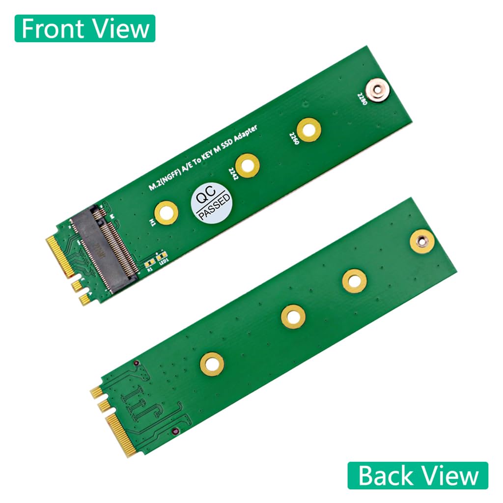 Carte Adaptateur M.2 NVMe Vers PCIe X1 - Compatible SSD 2280/2260/2242/2230 - Pour PC Bureau