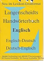 Langenscheidts Handworterbuch Englisch-Deutsch Deutsch-Englisch 346804125X Book Cover
